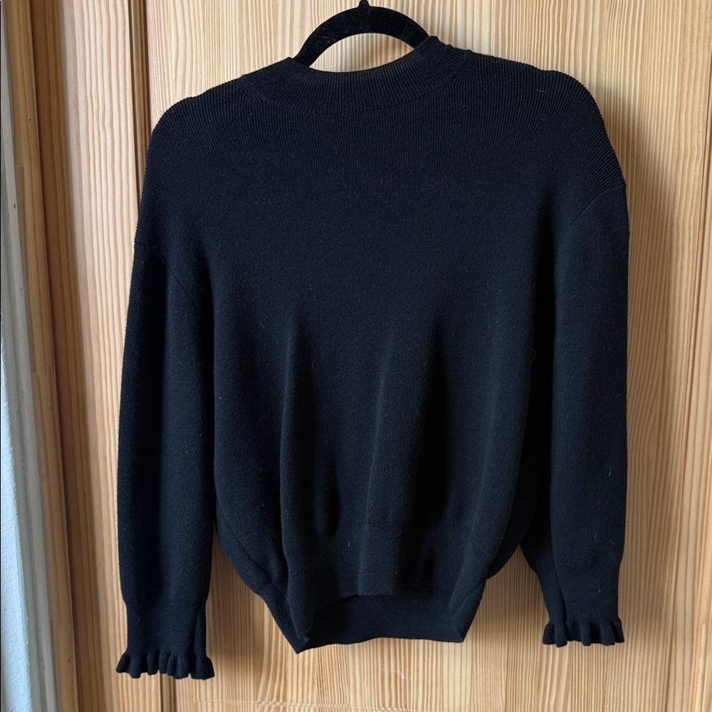 Madewell Black Crew Neck Sweater